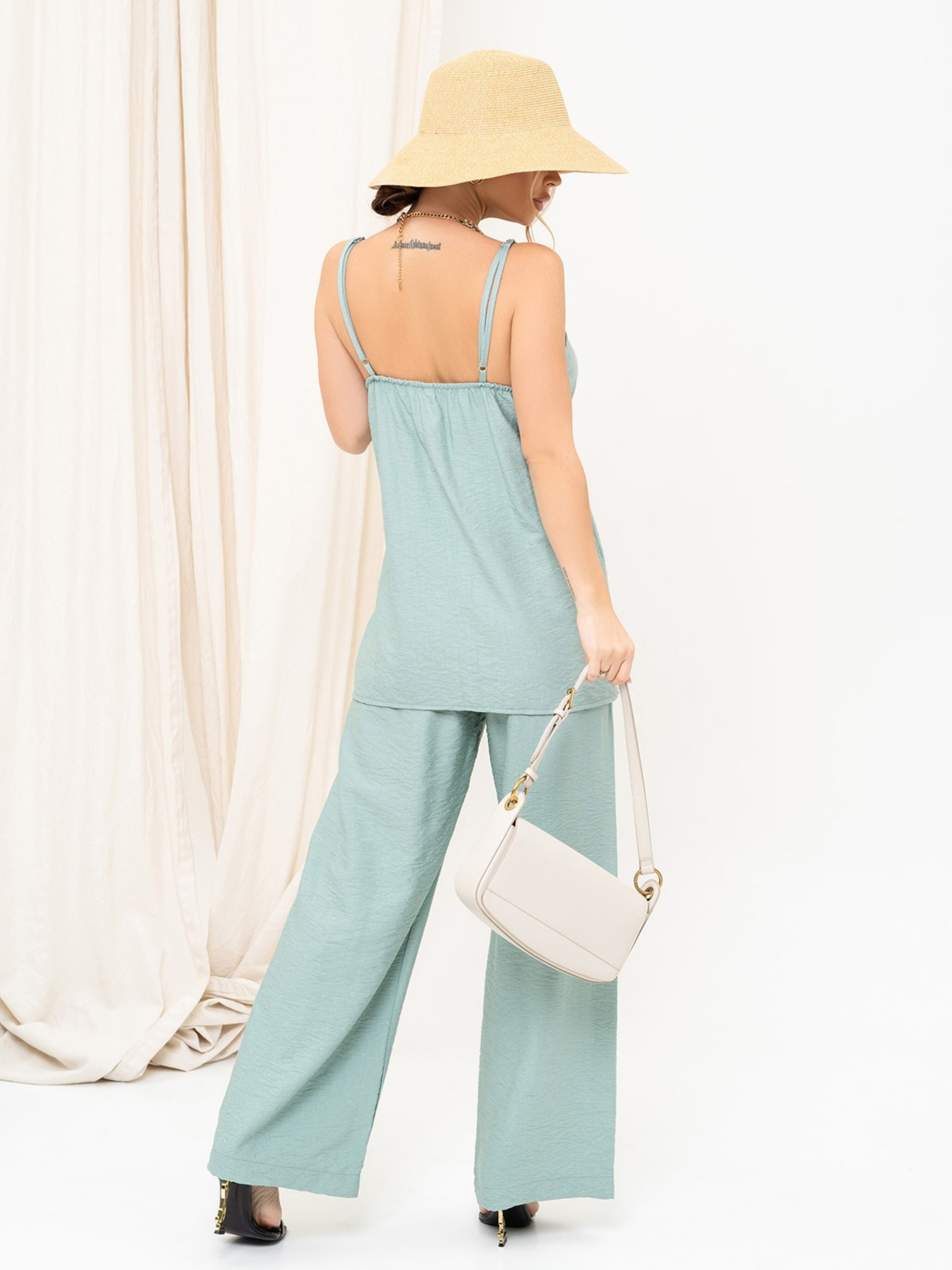 Костюм ISSA Plus модель 13896_olive Фото