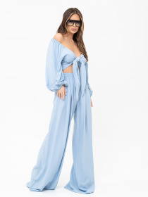 Повседневный костюм ISSA Plus модель 13902_blue Фото