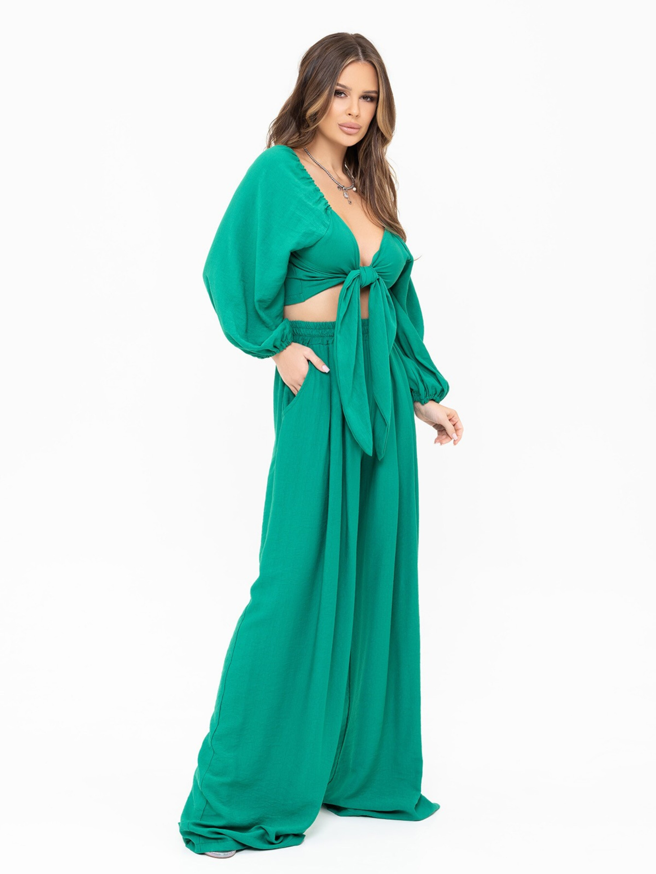 Костюм ISSA Plus модель 13902_green Фото