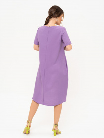 Платье мини ISSA Plus модель 13908_lilac Фото