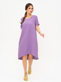 Платье мини ISSA Plus модель 13908_lilac Платье мини ISSA Plus модель 13908_lilac Фото