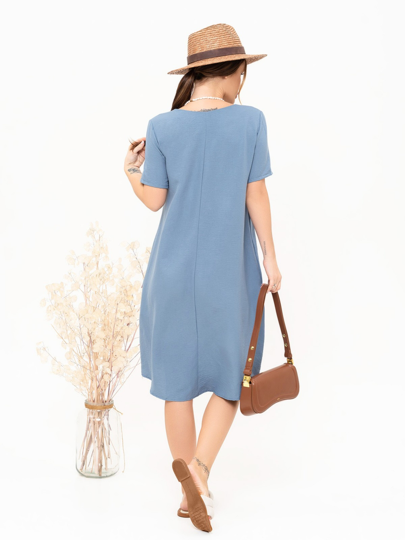 Платье мини ISSA Plus модель 13908_darkblue Фото