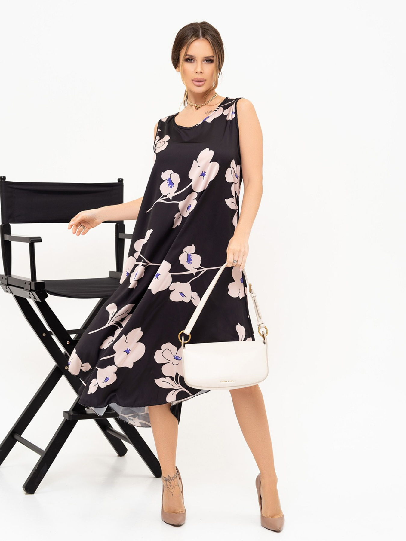 Сарафан ISSA Plus модель 13915_black Фото