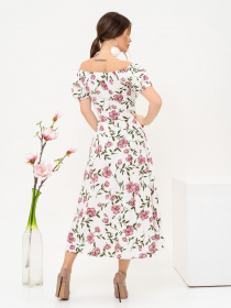 Сукня максі ISSA Plus модель 13921_white Фото