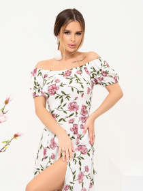 Сукня максі ISSA Plus модель 13921_white Фото