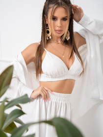 Костюм ISSA Plus модель 13931_white Фото