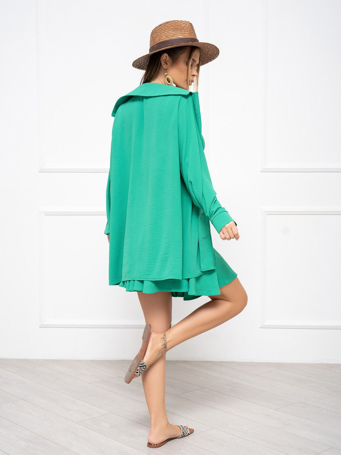 Костюм ISSA Plus модель 13931_green Фото