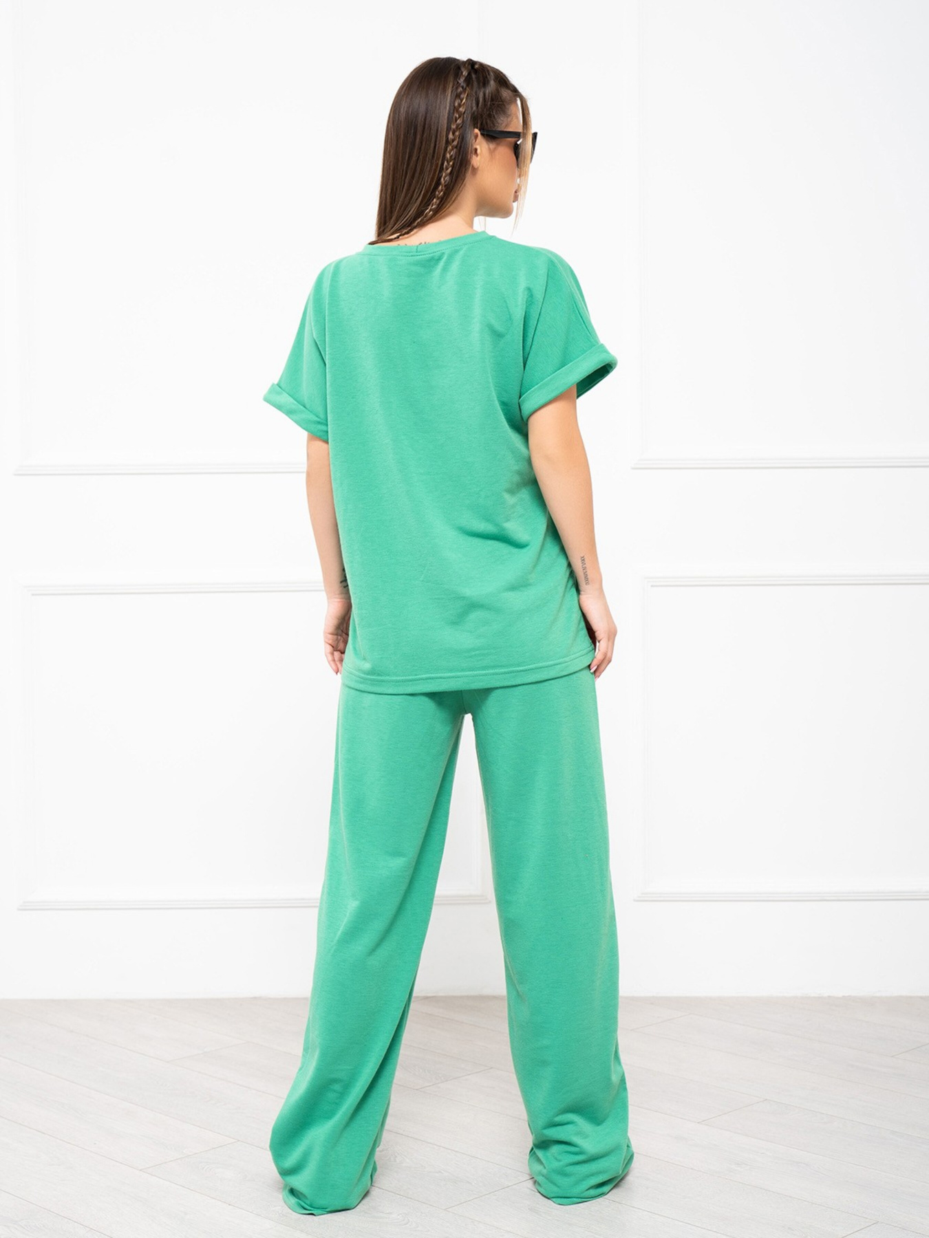 Костюм ISSA Plus модель 13934_green Фото