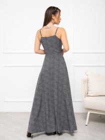 Сукня максі ISSA Plus модель 13937_black Фото