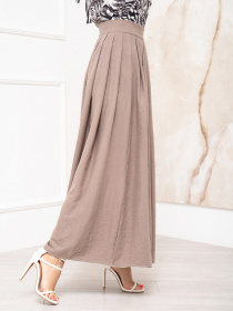 Юбка макси ISSA Plus модель 13938_brown Фото