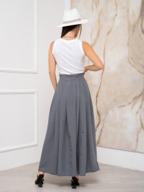 Юбка макси ISSA Plus модель 13938_grey Фото