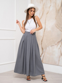 Спідниця максі ISSA Plus модель 13938_grey Фото