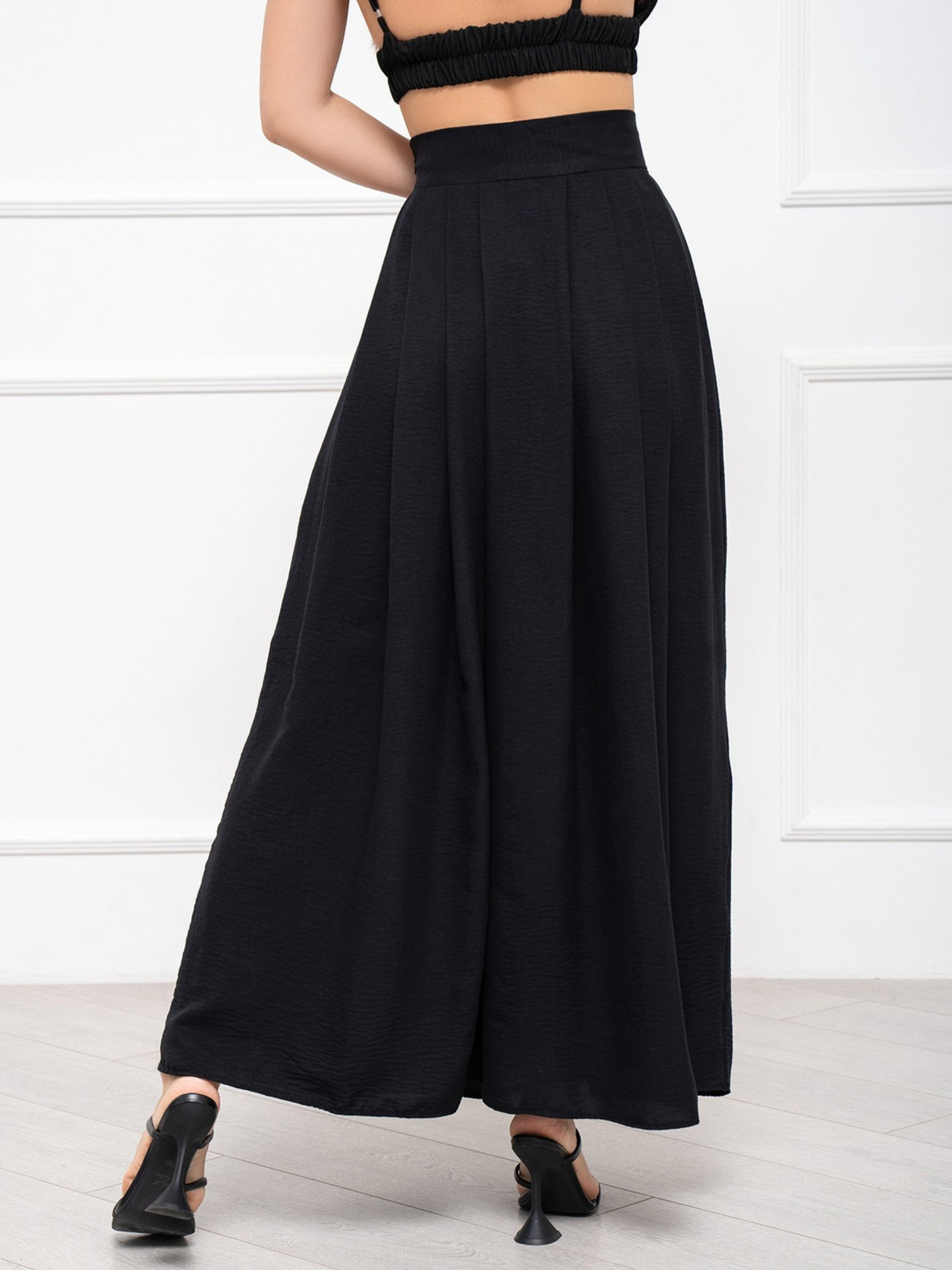 Юбка макси ISSA Plus модель 13938_black Фото