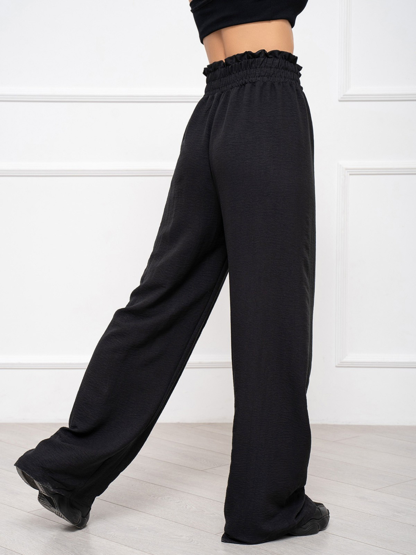 Брюки палаццо ISSA Plus модель 13939_black Фото