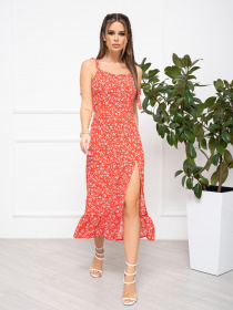 Сарафан ISSA Plus модель SA-270A_red Фото