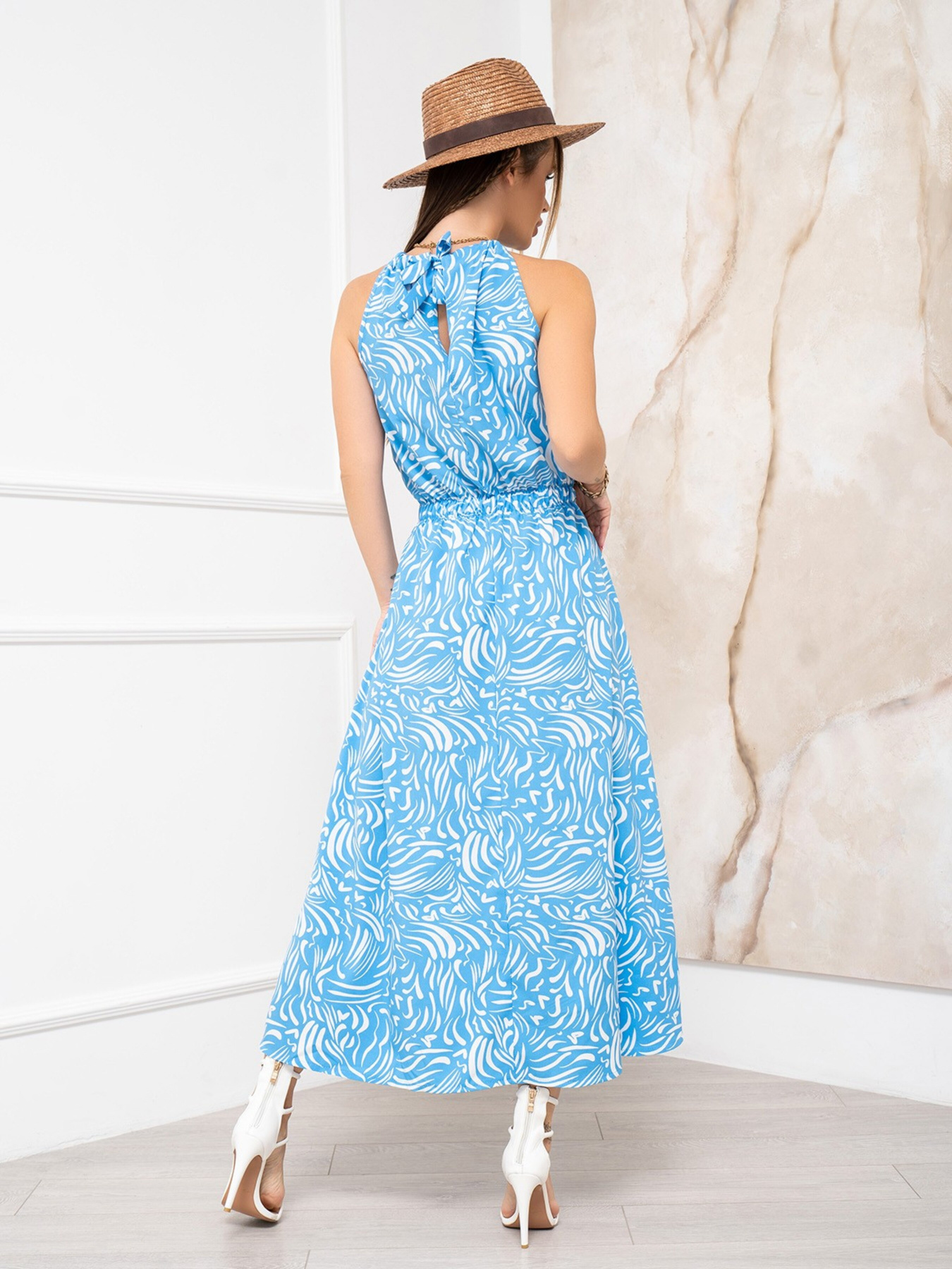 Сарафан ISSA Plus модель SA-464_blue Фото