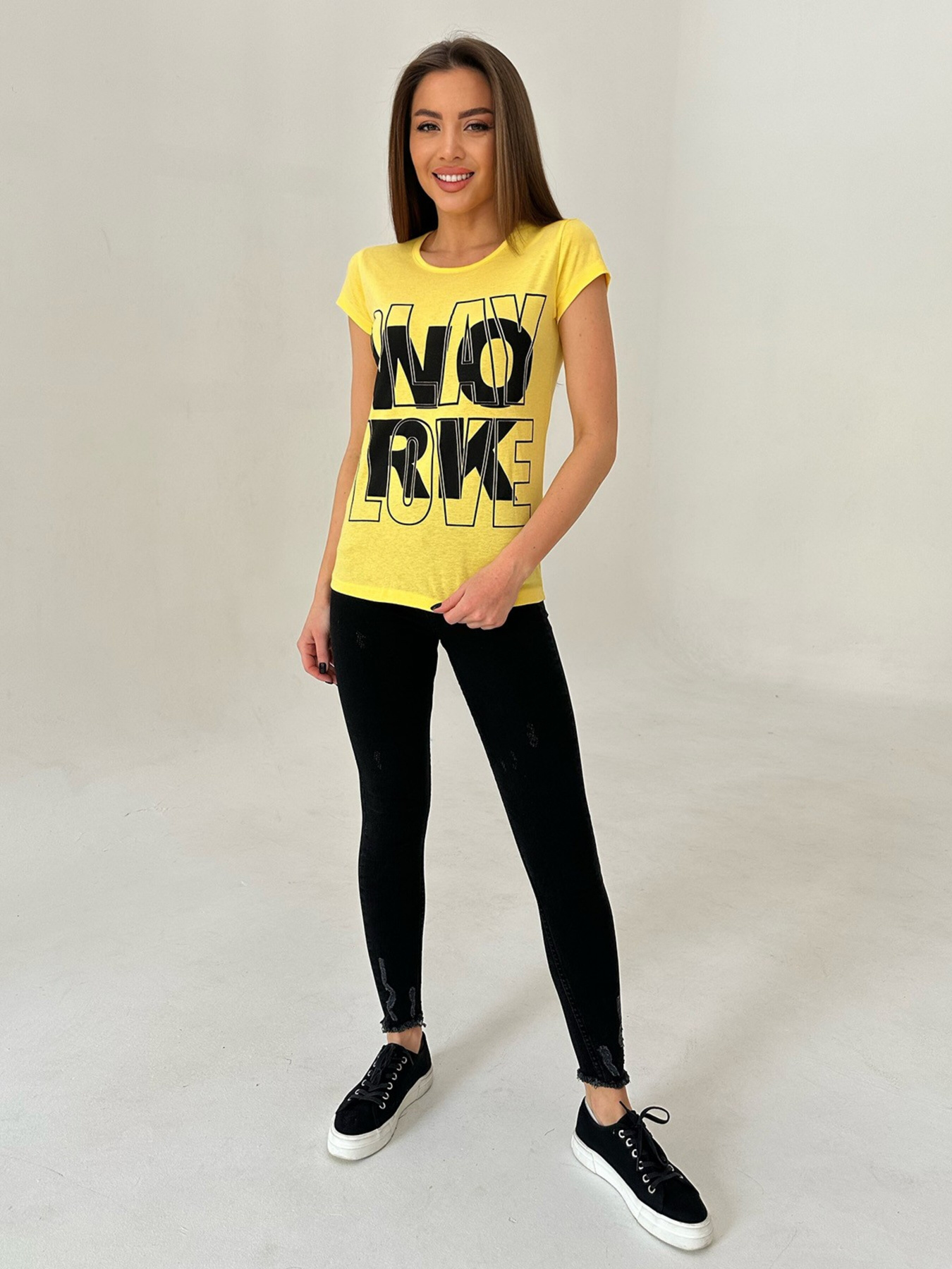 Футболка ISSA Plus модель WN20-432_yellow Фото