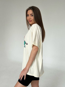 Футболка ISSA Plus модель WN20-444_beige Фото