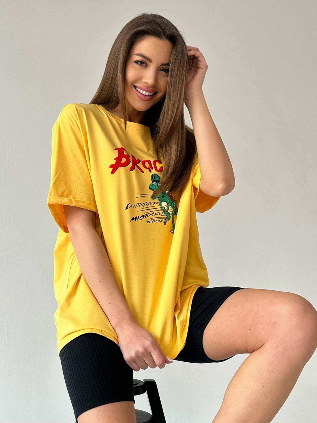 Футболка ISSA Plus модель WN20-444_yellow Фото