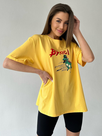 Футболка ISSA Plus модель WN20-444_yellow - фото