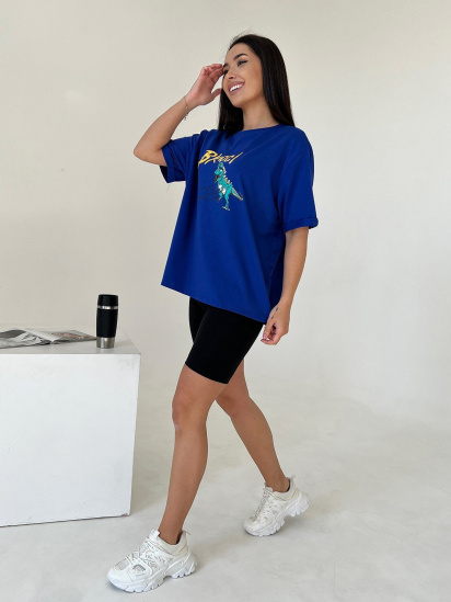 Футболка ISSA Plus модель WN20-444_blue — фото - INTERTOP