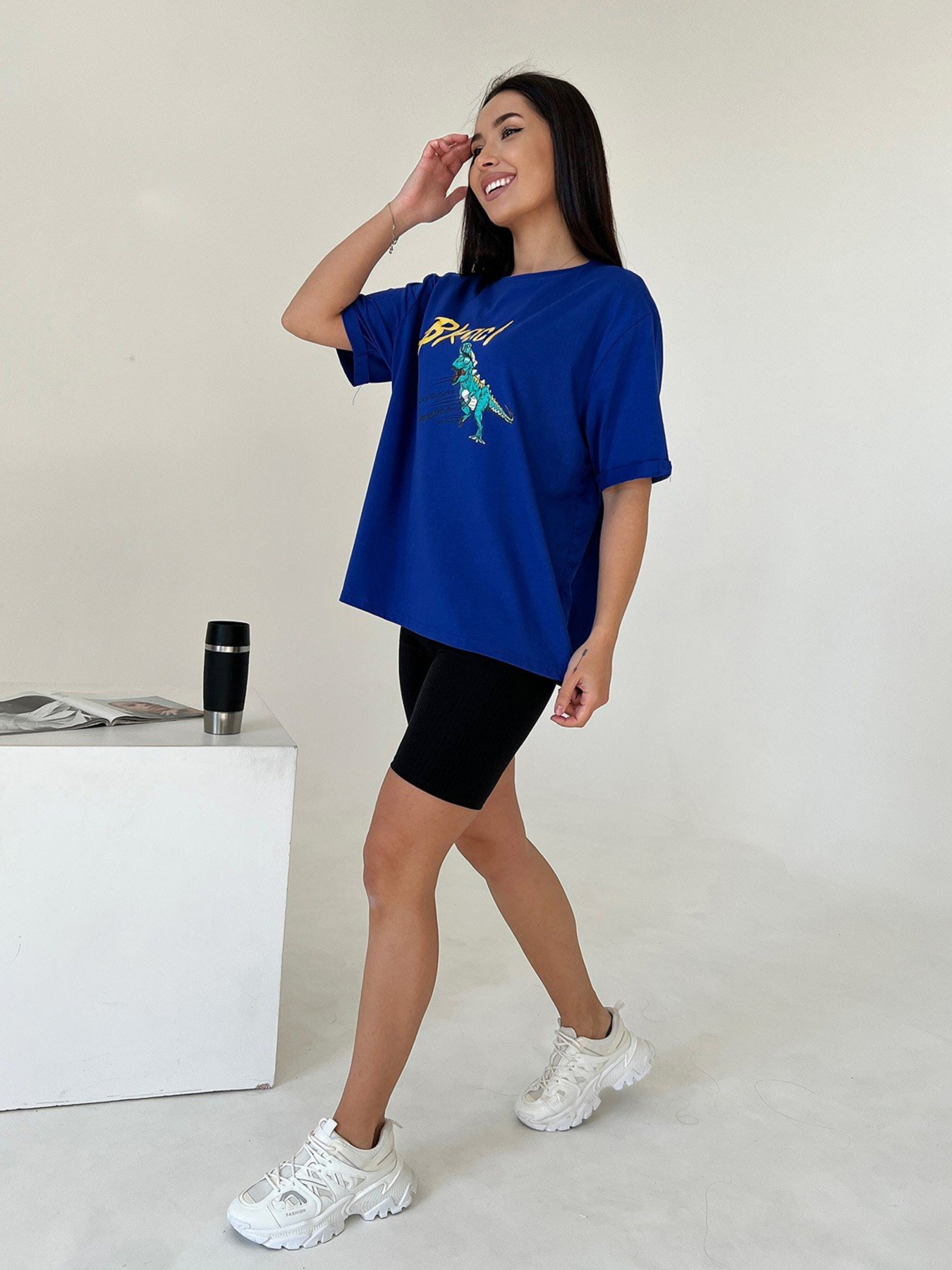 Футболка ISSA Plus модель WN20-444_blue Футболка ISSA Plus модель WN20-444_blue Фото