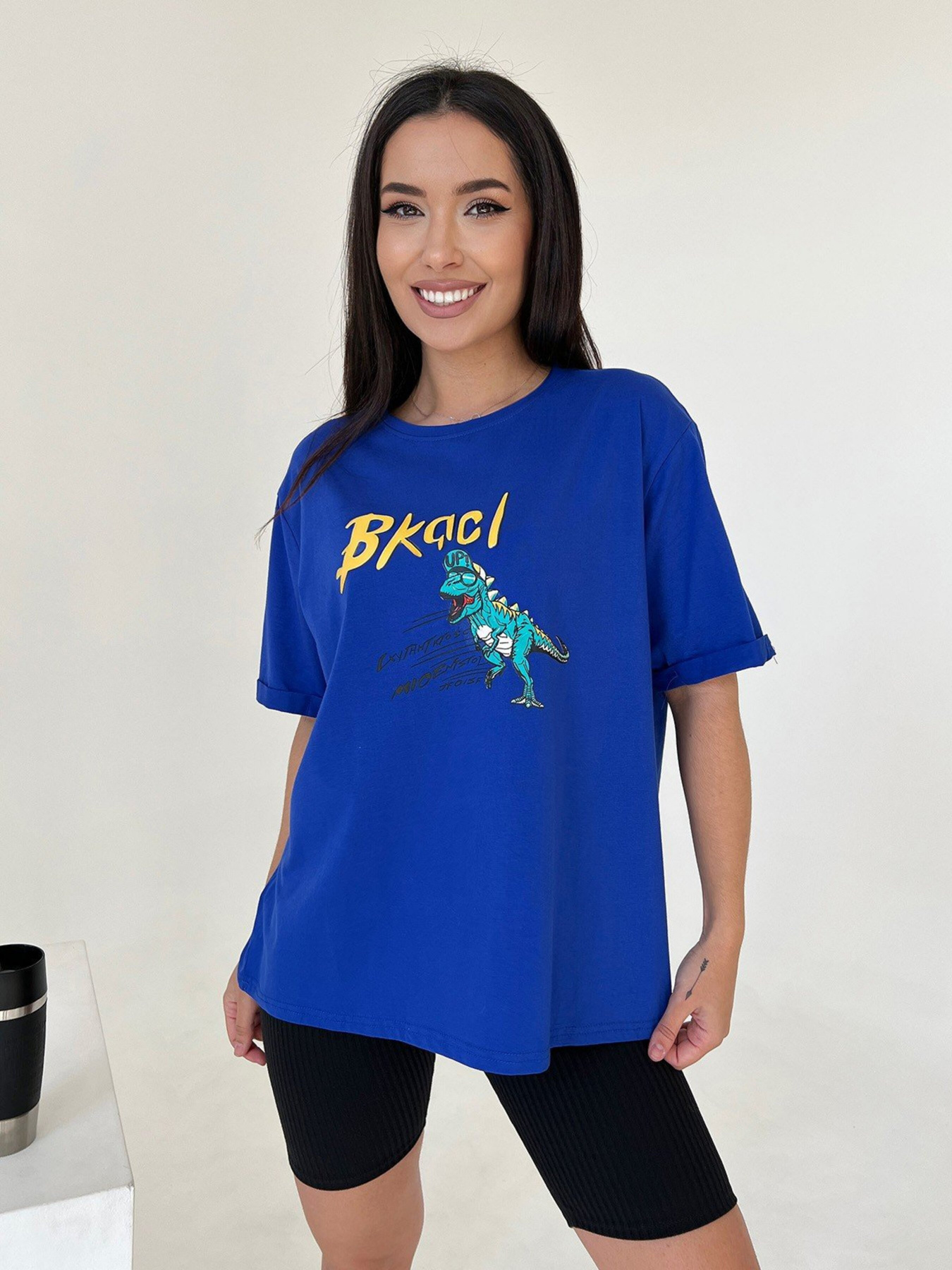 Футболка ISSA Plus модель WN20-444_blue Футболка ISSA Plus модель WN20-444_blue Фото