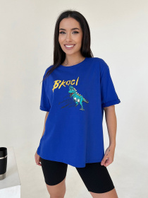 Футболка ISSA Plus модель WN20-444_blue Футболка ISSA Plus модель WN20-444_blue Фото