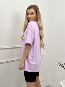 Футболка ISSA Plus модель WN20-444_lilac Фото