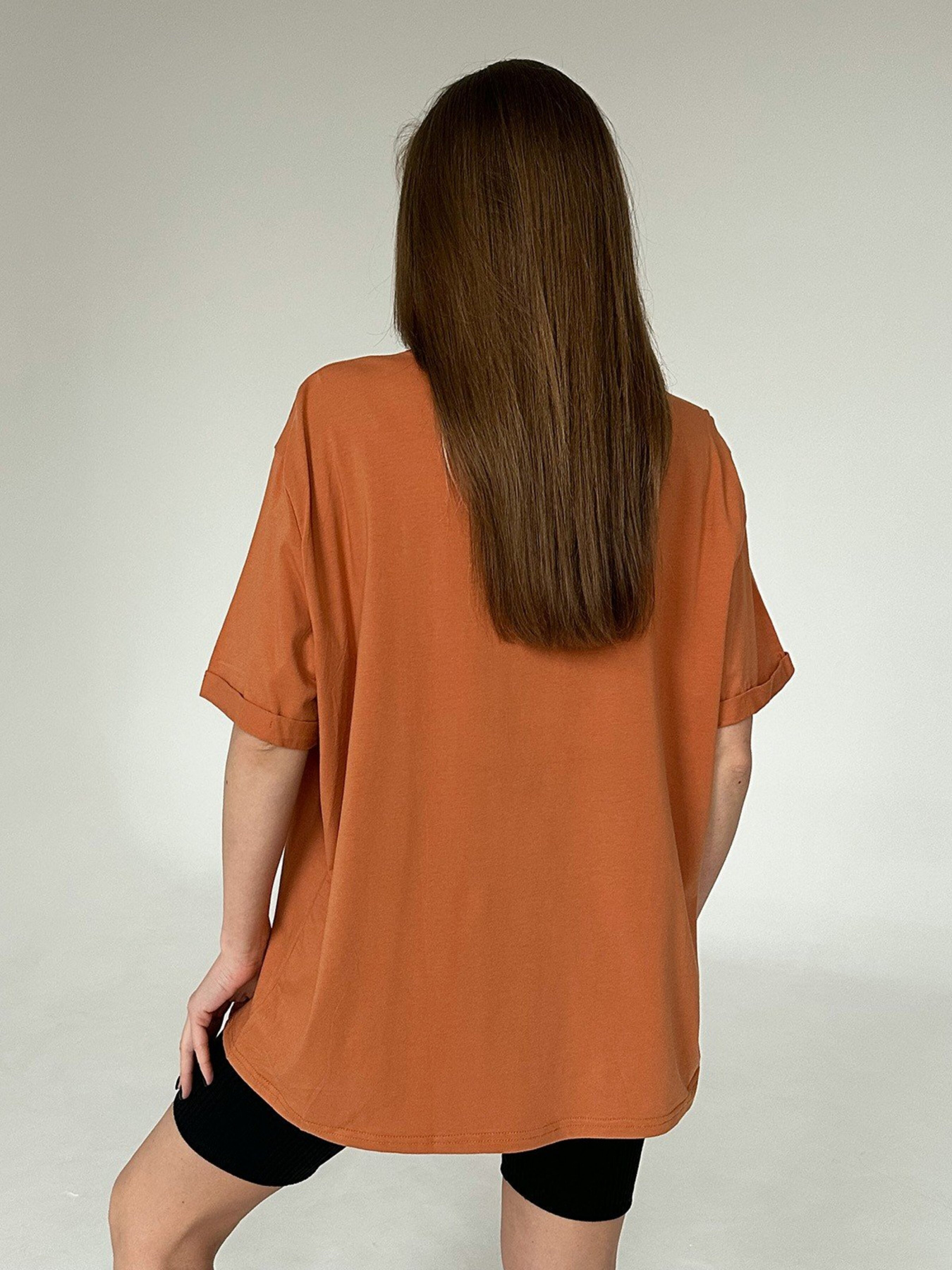 Футболка ISSA Plus модель WN20-444_terracotta Фото