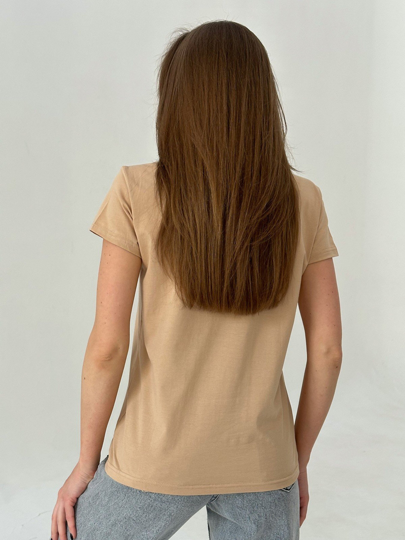 Футболка ISSA Plus модель WN20-445_beige Фото