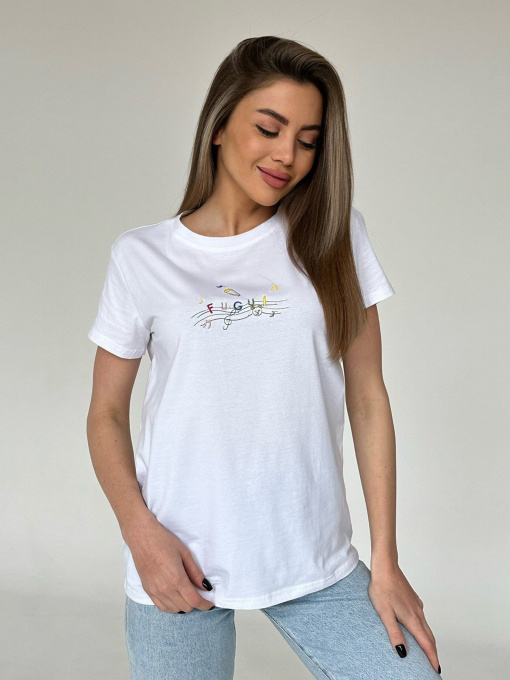 Футболка ISSA Plus модель WN20-445_white Фото