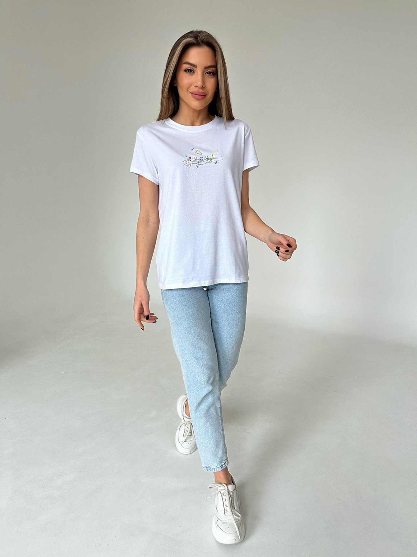 Футболка ISSA Plus модель WN20-445_white Фото