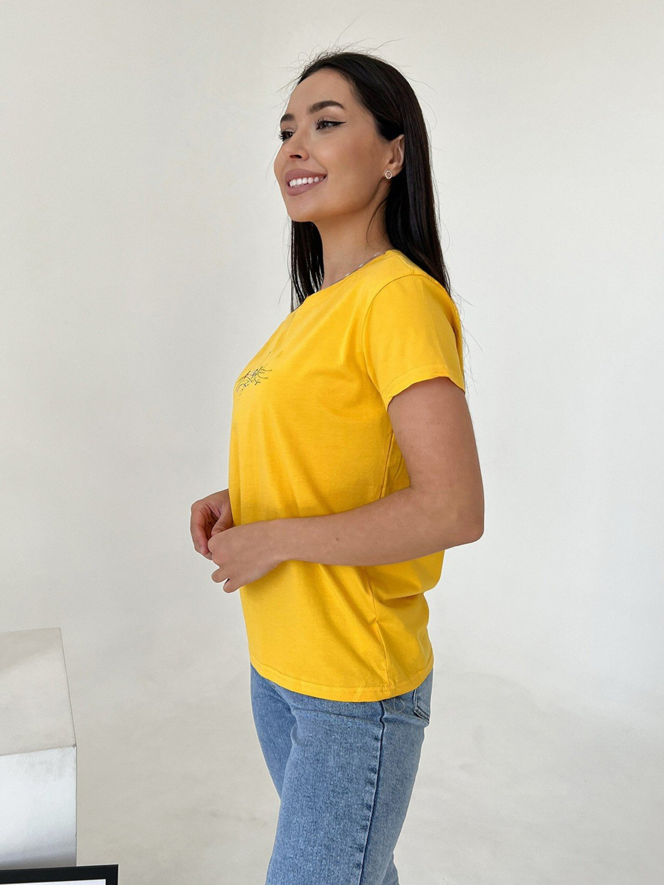 Футболка ISSA Plus модель WN20-445_yellow Фото