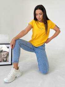 Футболка ISSA Plus модель WN20-445_yellow Фото