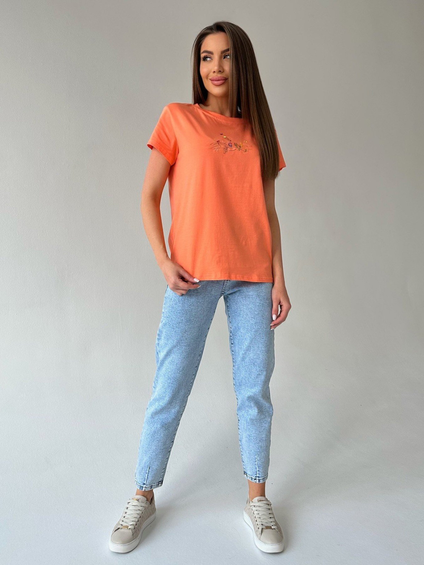 Футболки і поло ISSA Plus модель WN20-445_coral Фото