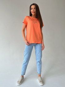 Футболки і поло ISSA Plus модель WN20-445_coral Фото