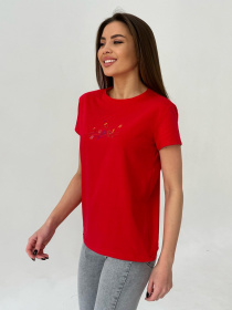 Футболка ISSA Plus модель WN20-445_red Фото