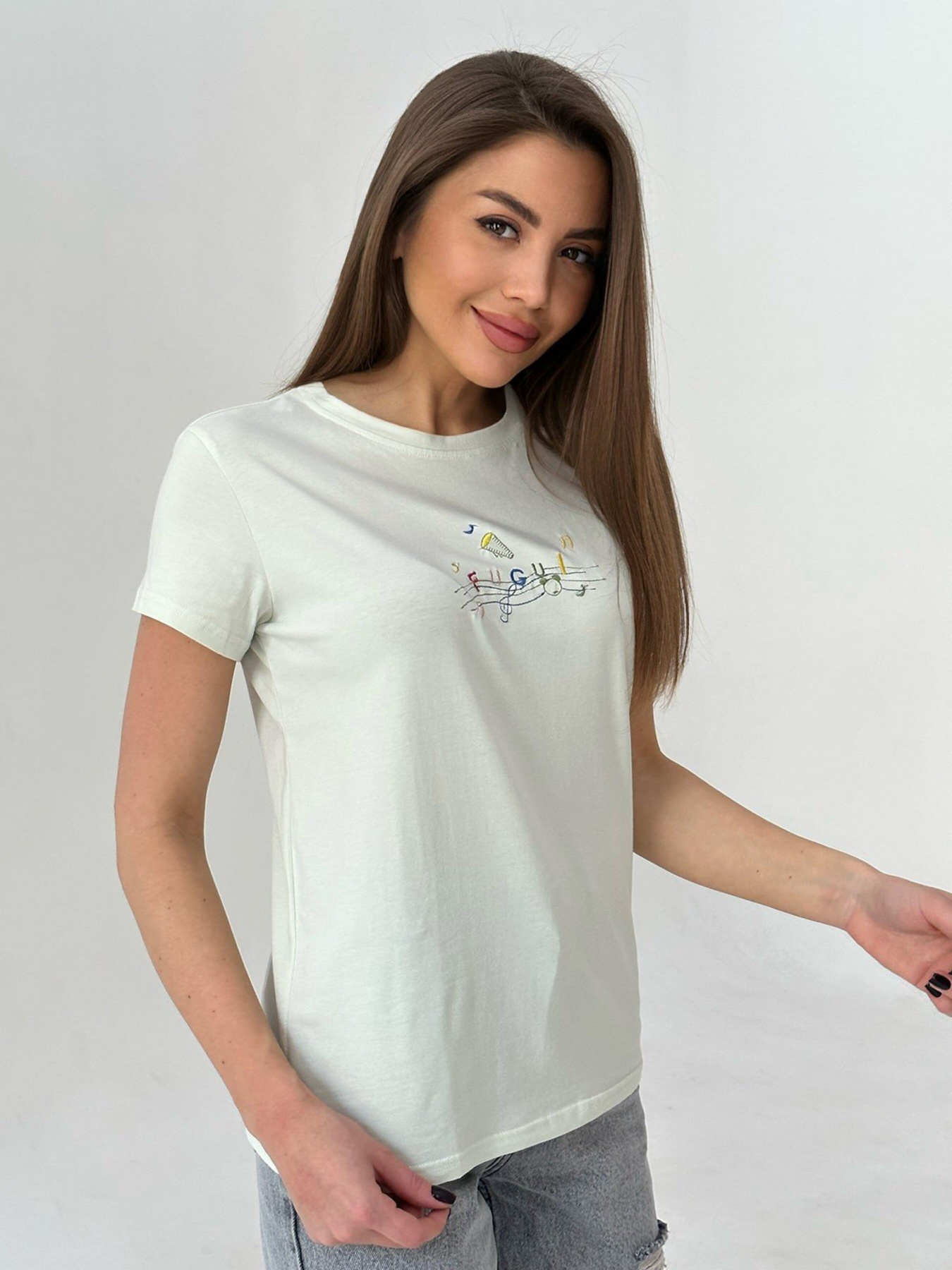 Футболка ISSA Plus модель WN20-445_mint Фото