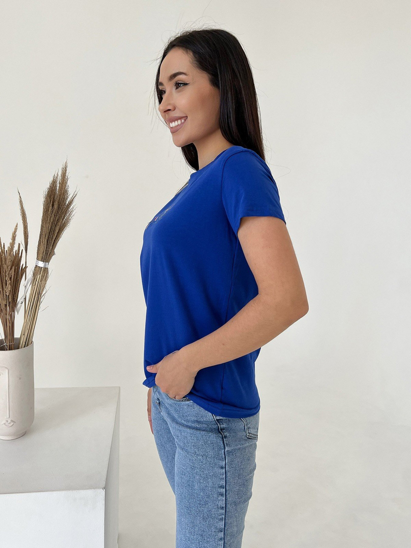 Футболка ISSA Plus модель WN20-445_blue Фото