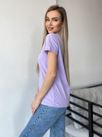 Футболка ISSA Plus модель WN20-445_lilac Фото