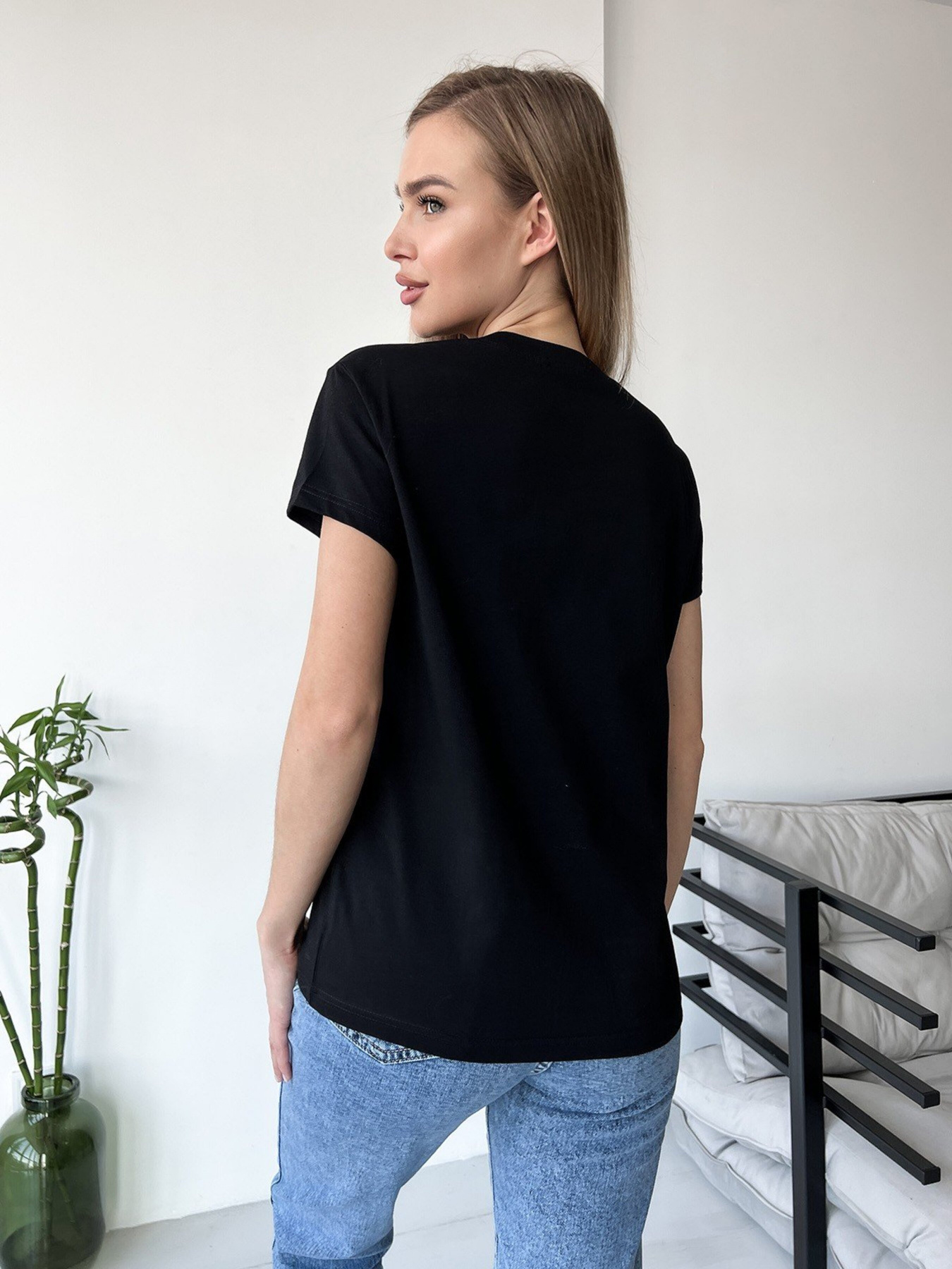 Футболка ISSA Plus модель WN20-445_black Фото