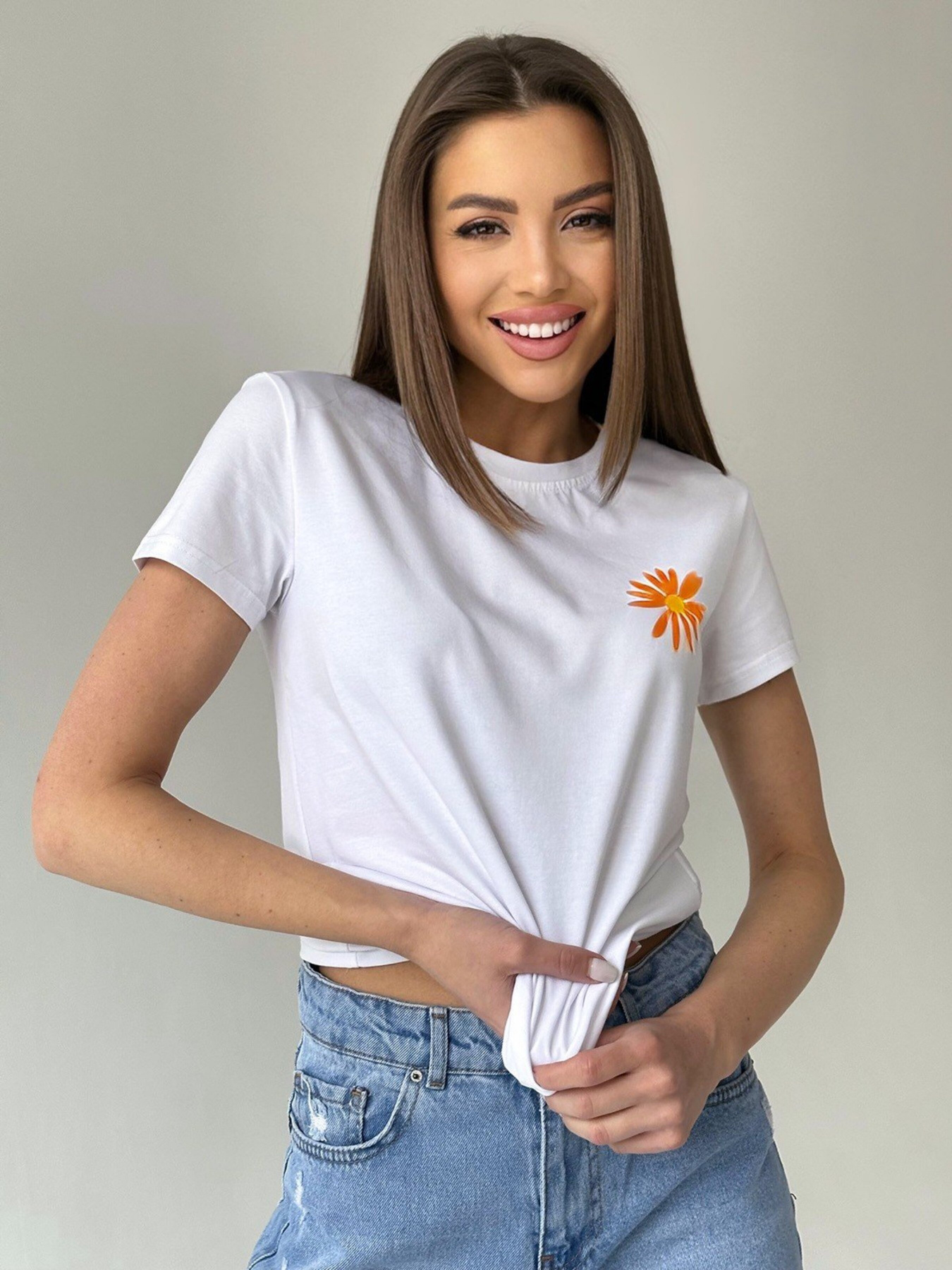 Футболка ISSA Plus модель WN20-446_white Фото