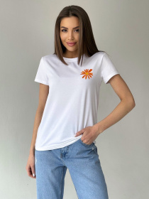 Футболка ISSA Plus модель WN20-446_white Фото