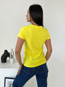 Футболка ISSA Plus модель WN20-446_yellow Фото