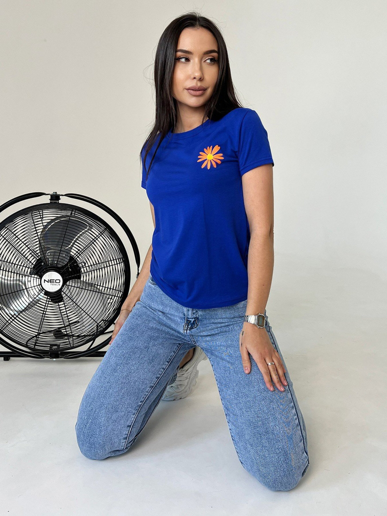 Футболка ISSA Plus модель WN20-446_blue Фото