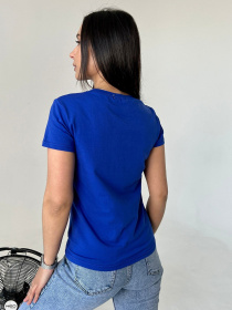 Футболка ISSA Plus модель WN20-446_blue Фото