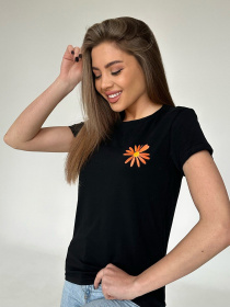 Футболка ISSA Plus модель WN20-446_black Фото