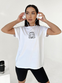 Футболка ISSA Plus модель WN20-447_white Фото