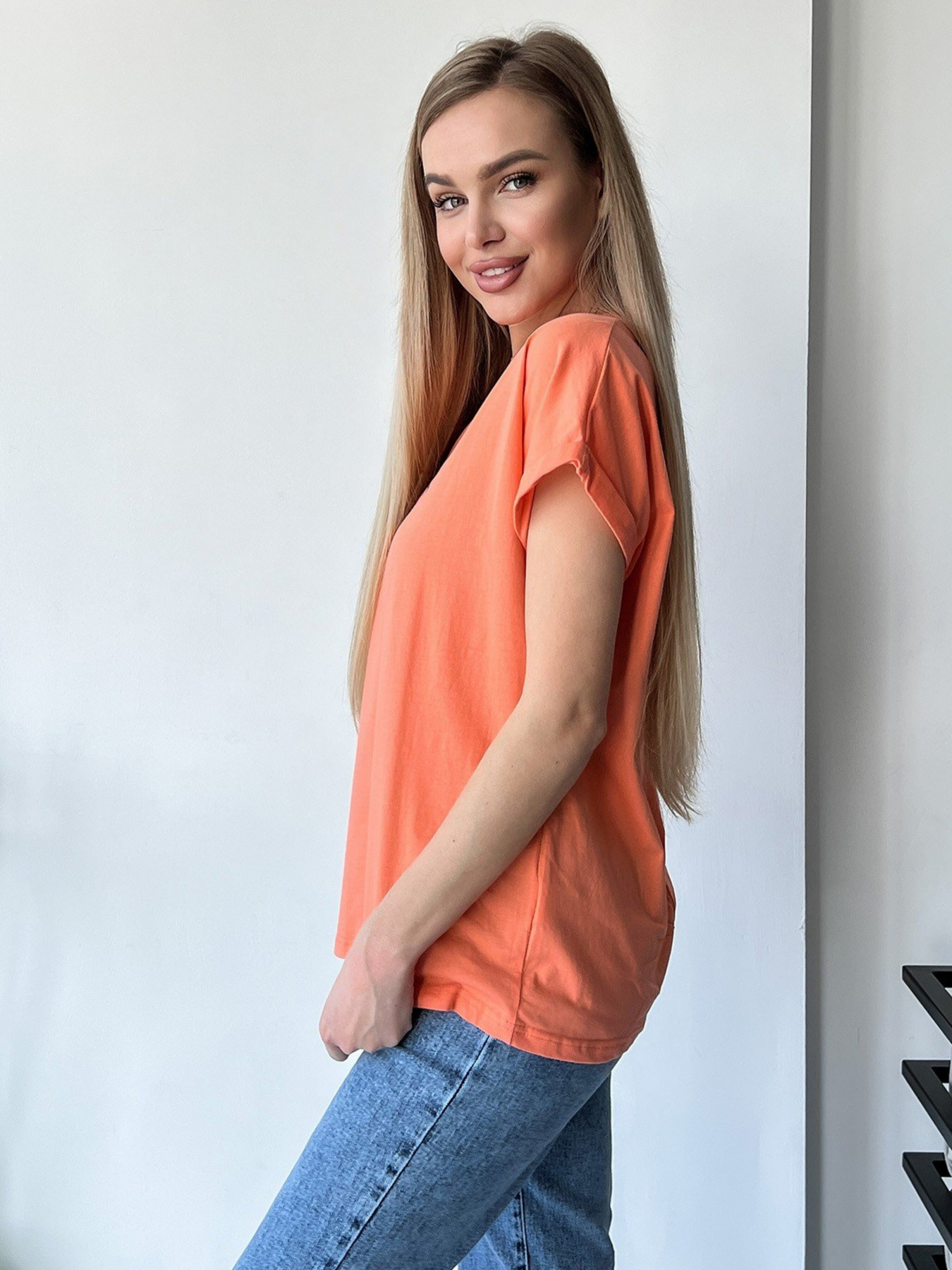 Футболка ISSA Plus модель WN20-447_coral Фото